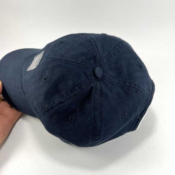 Nike Challenge Court Tennis Vintage 90s Baseball Cap Hat Navy Blue Adjustable - Picture 5 of 7